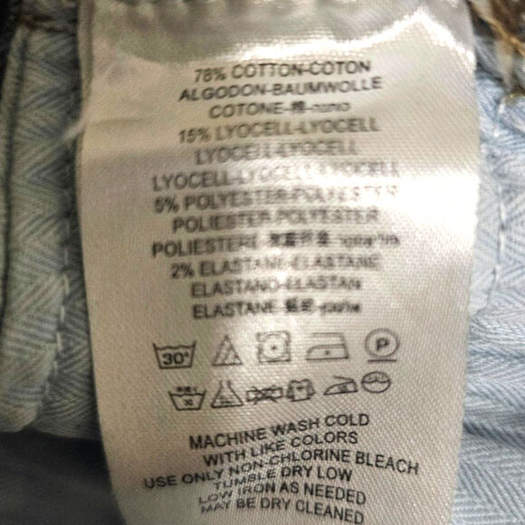 Free People Fly Button Women's Skinny Distressed Jeans Size 26 Casual Preppy - Picture 6 of 6